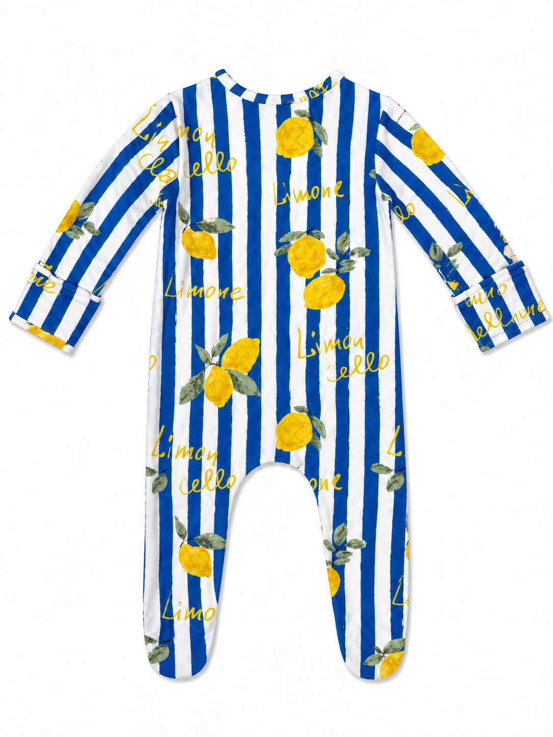 2-Way Zip Footie, Lemon Classico