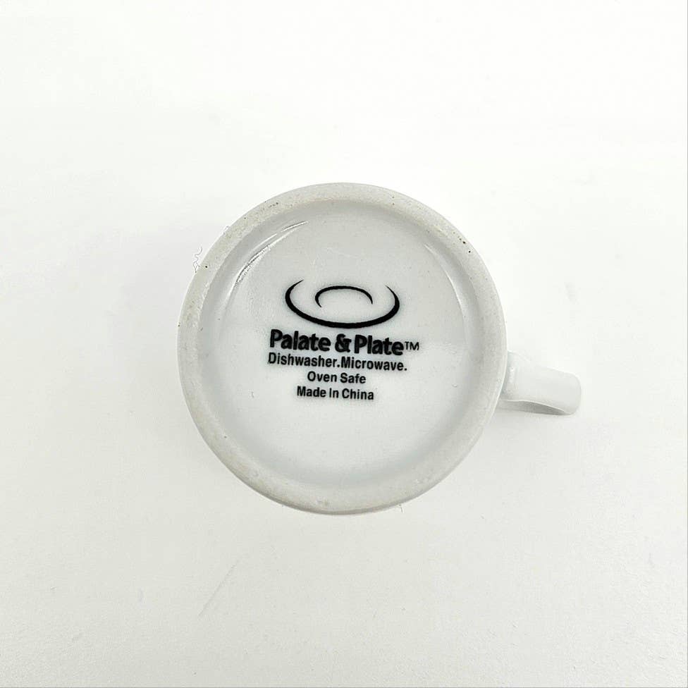 2oz Porcelain Espresso Shot Cup, Microwave & Dishwasher Safe
