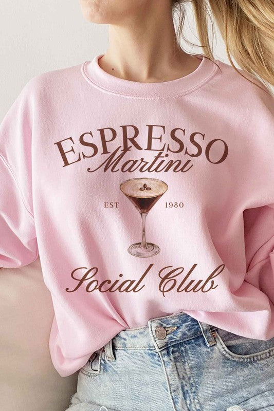 ESPRESSO MARTINI SOCIAL CLUB GRAPHIC SWEATSHIRT