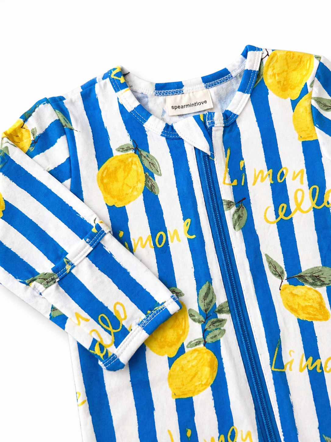2-Way Zip Footie, Lemon Classico