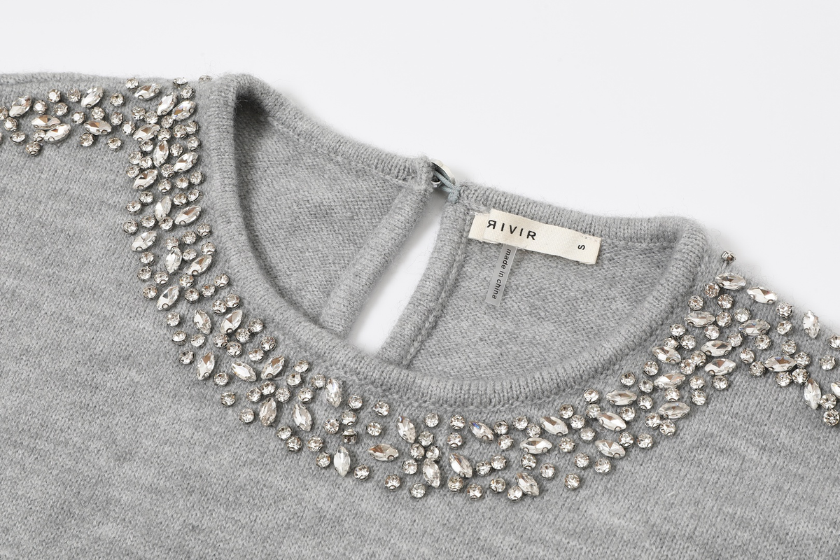 Helena Top With Rhinestone Detail