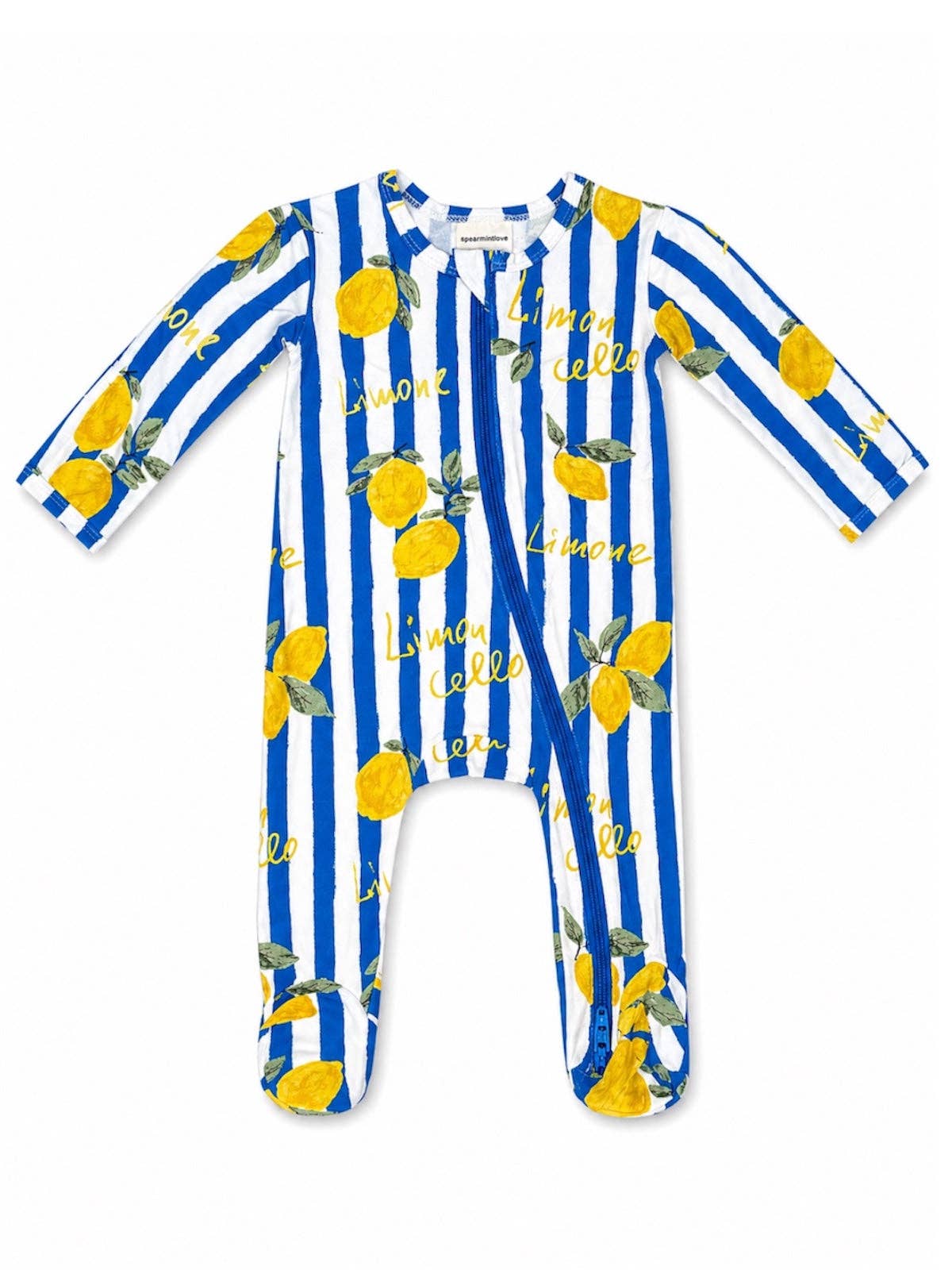2-Way Zip Footie, Lemon Classico