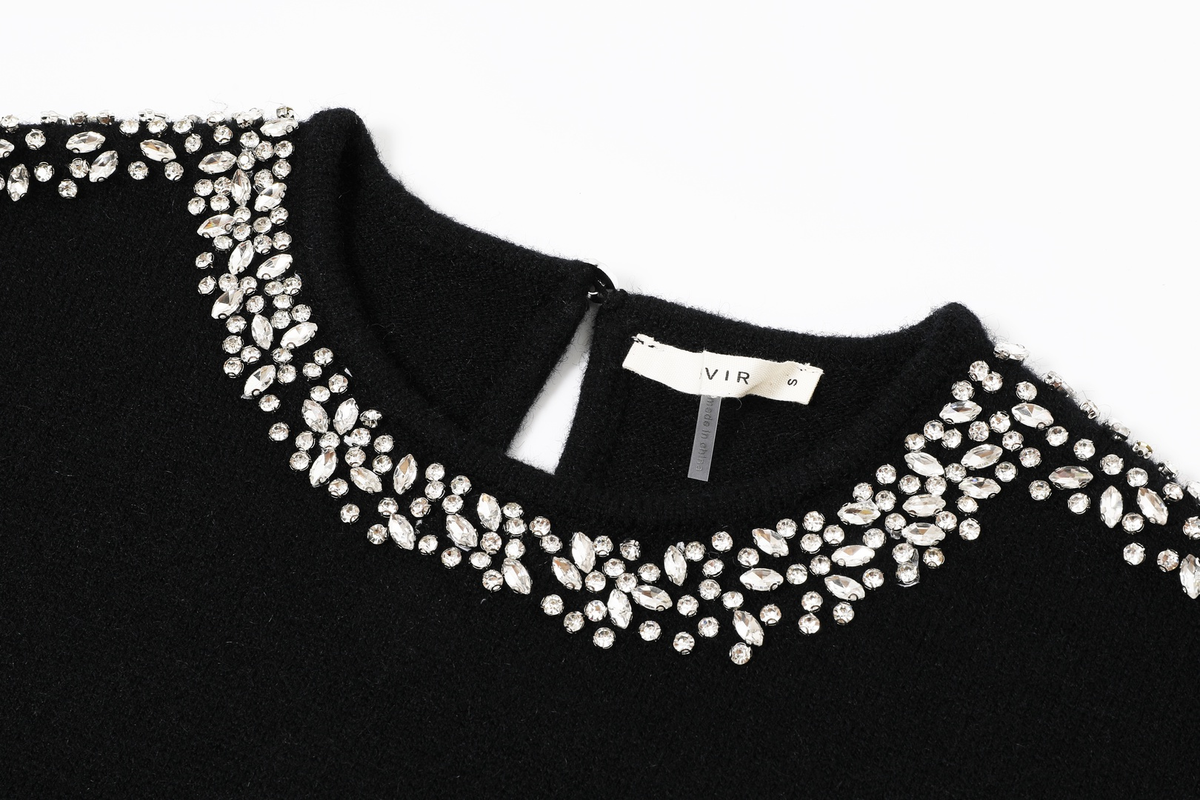 Helena Top With Rhinestone Detail