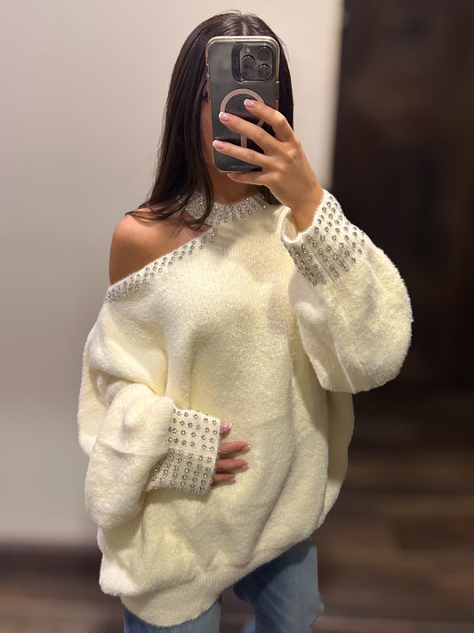 Aziza Embellished Sweater