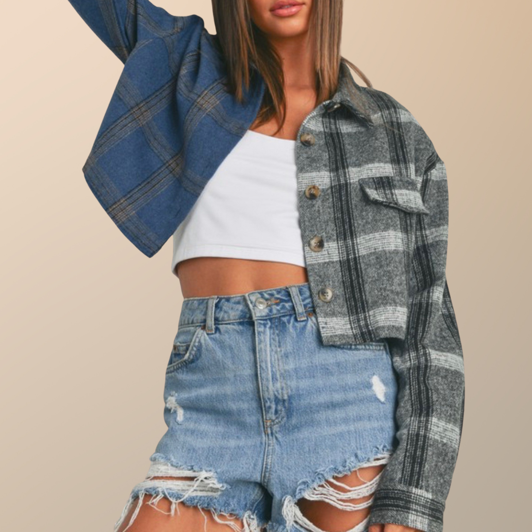 Payton Cropped Flannel