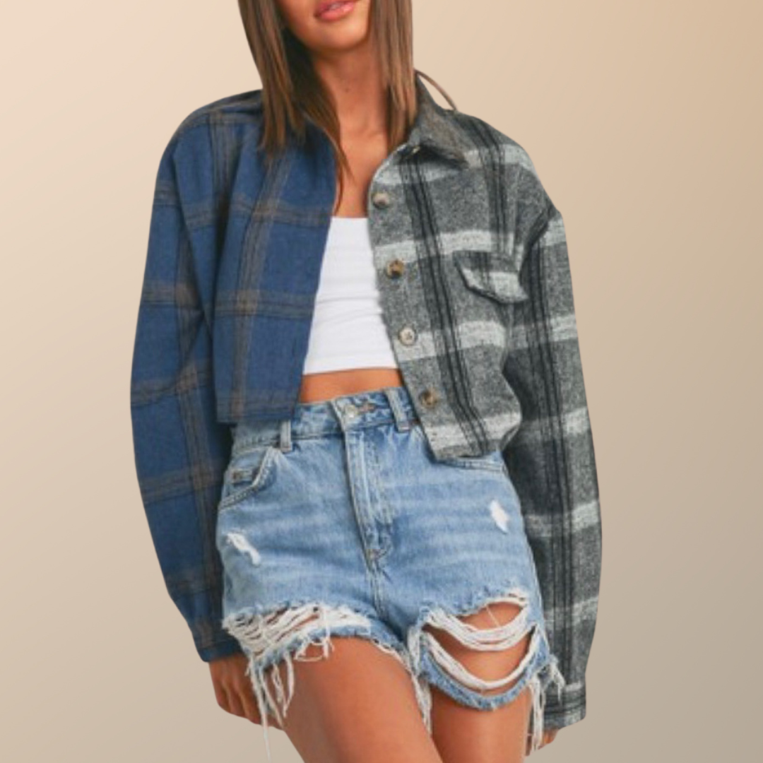 Payton Cropped Flannel