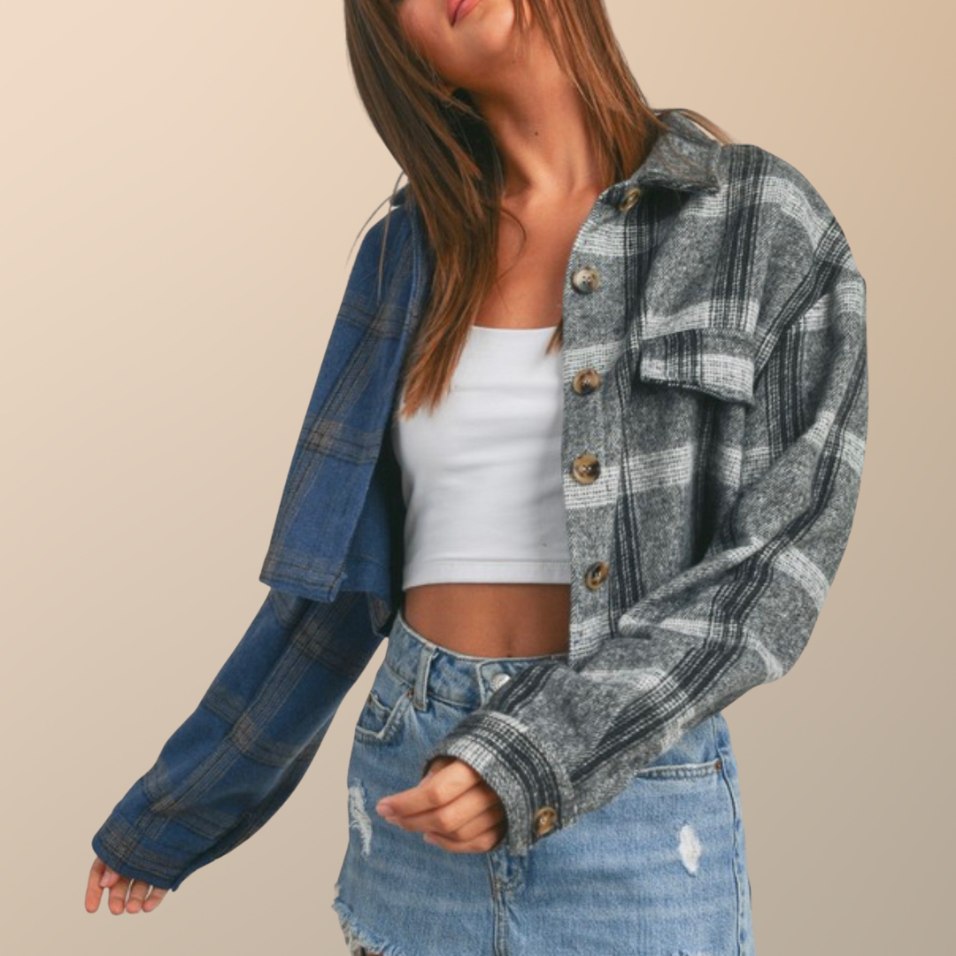 Payton Cropped Flannel