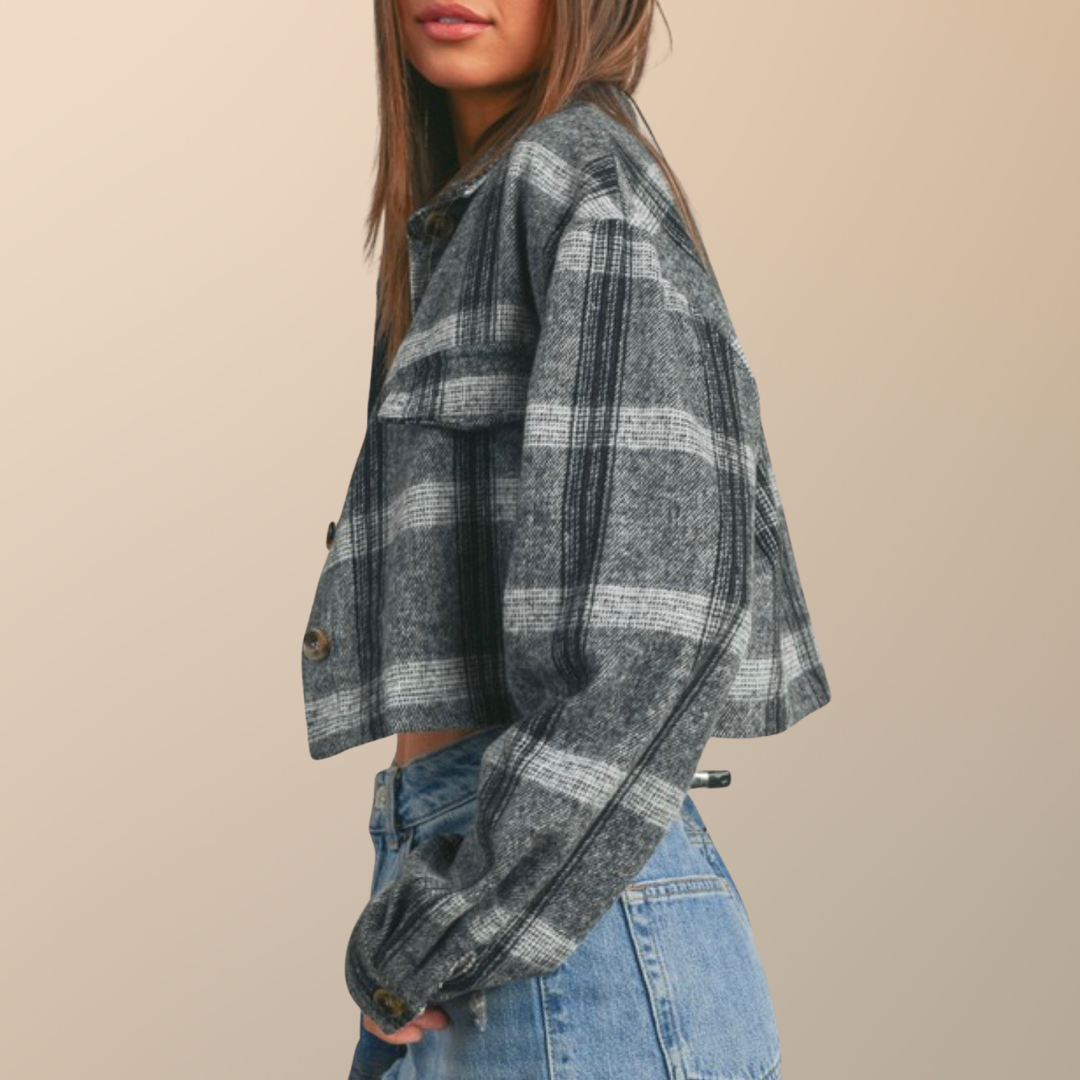 Payton Cropped Flannel