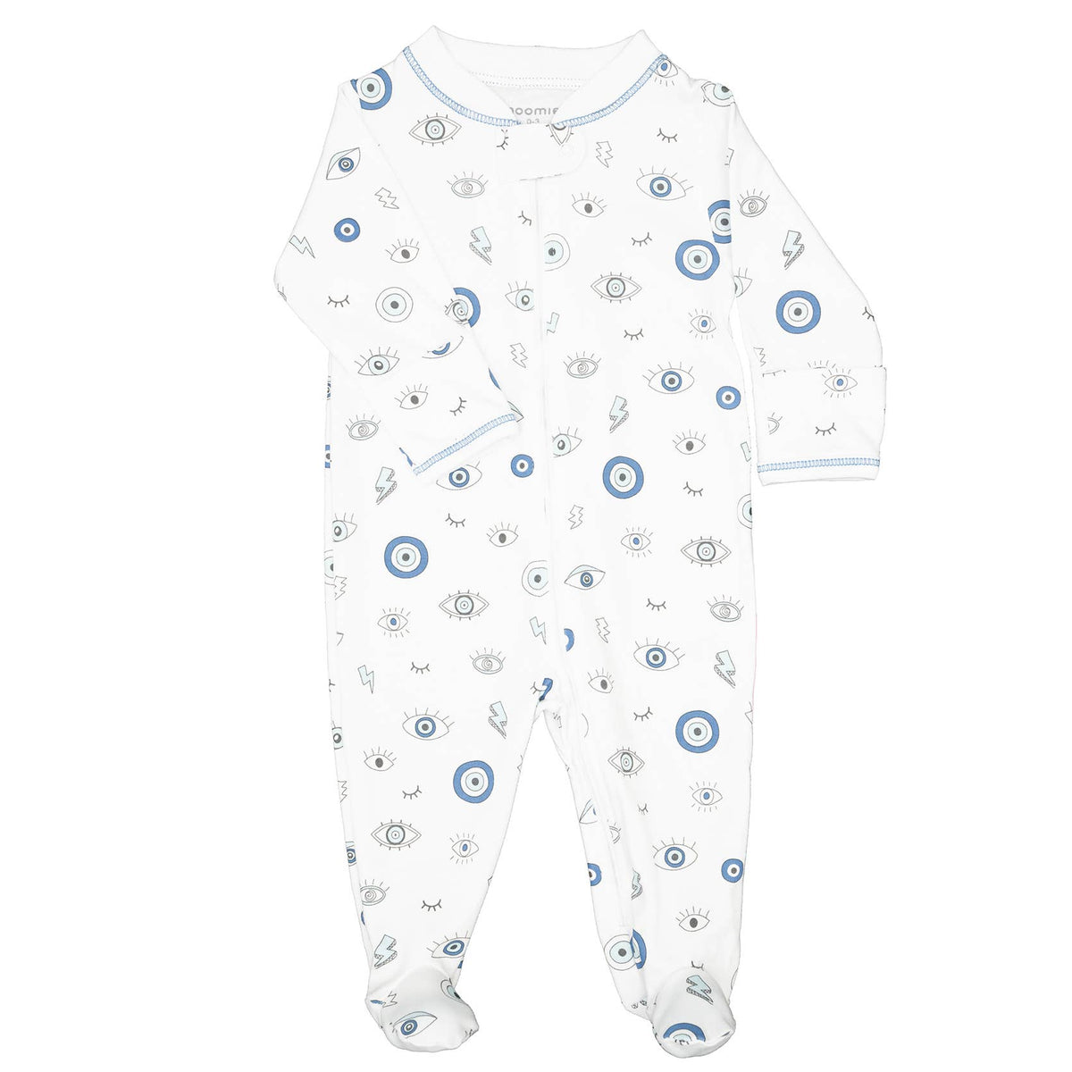 Evil Eye Zipper Footie